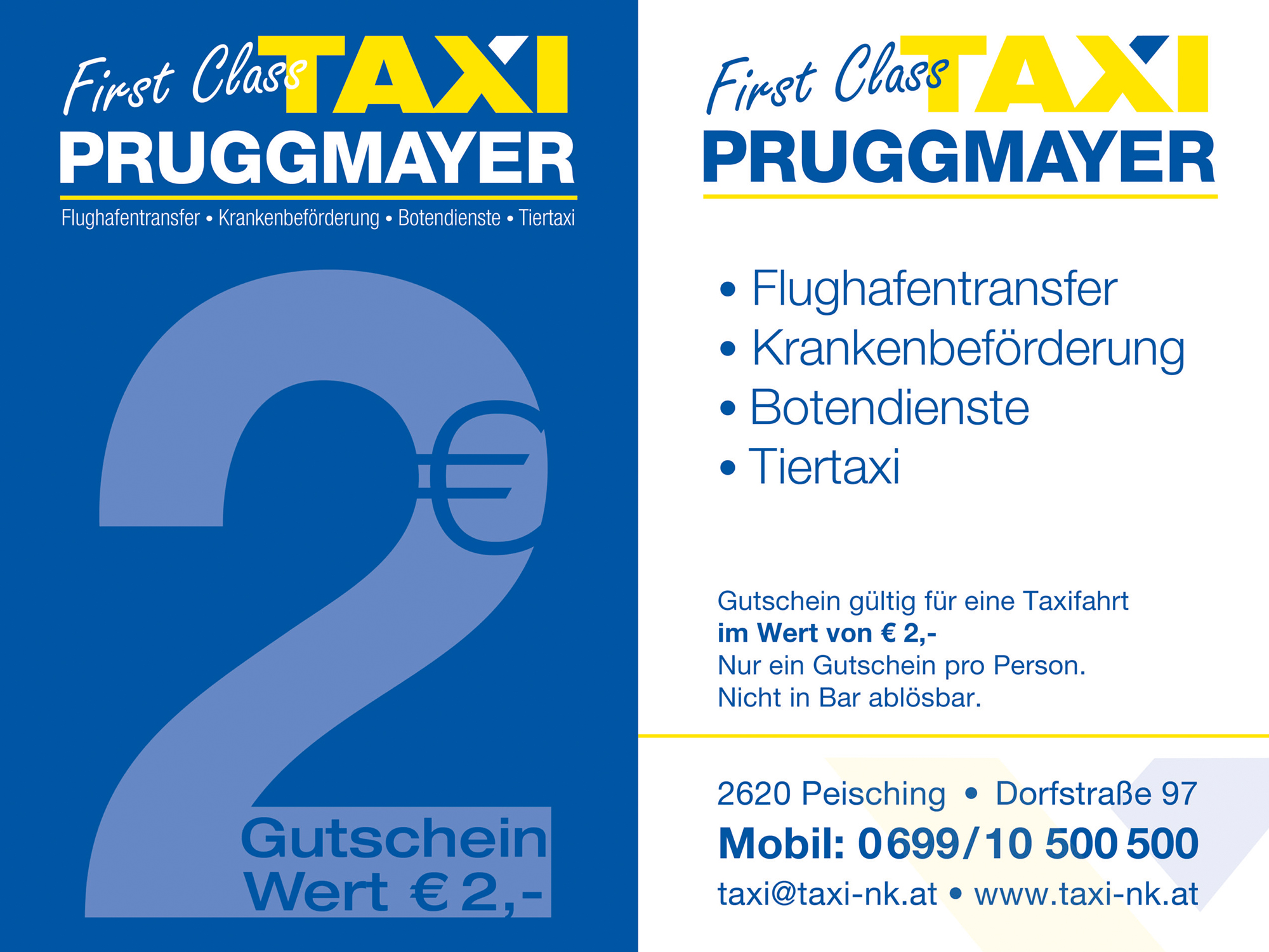 Gutschein für Gastronomiebetriebe